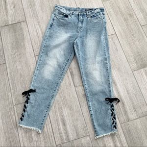 Blank NYC high rise tapered jeans